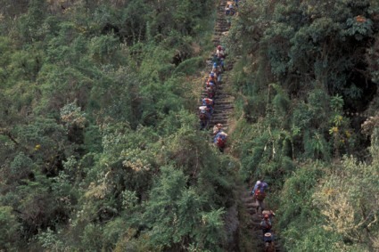 Caminho Inca a Machu Picchu. Foto de Waldemar Niclevicz. Caminho Inca a Machu Picchu. Foto de Waldemar Niclevicz.