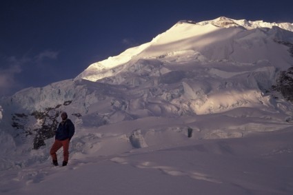 Waldemar Niclevicz no Huascaran em 1989.