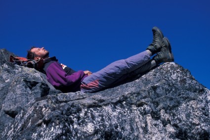 Waldemar Niclevicz relaxando na Sierra Nevada de Mérida, Venezuela. Foto de Marco Cayuso.