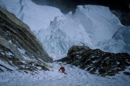 O Pescoço da Garrafa do K2. Foto de Waldemar Niclevicz,