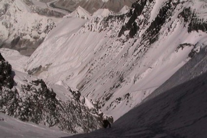 No alto do corredor do Lhotse. Foto de Waldemar Niclevicz.