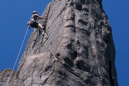 Lee Cossey na Jihad no Cape Raoul. Foto de Waldemar Niclevicz.