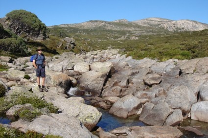 Paisagem ao redor do Kosciusko, que aparece ao fundo. Foto de Waldemar Niclevicz.