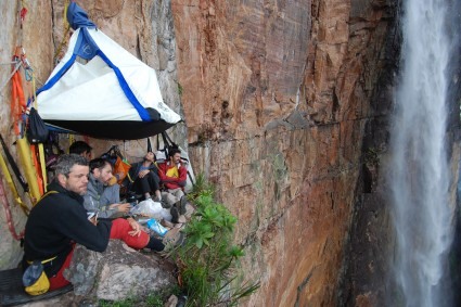 Acampamento 3 do Salto Angel. Foto de Waldemar Niclevicz.