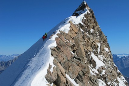 A Punta Nordend, Monte Rosa. Foto de Waldemar Niclevicz.