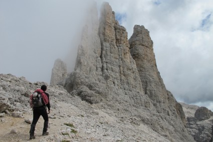 As Torres de Vajolet, Catinaccio. Foto de Waldemar Niclevicz.