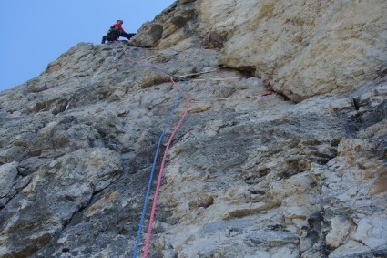 Waldemar Niclevicz na Torre Venezia, Civeta. Foto de Eiki Higaki.