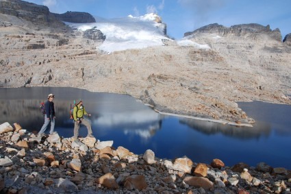 A Laguna Grande com o Concavo ao fundo, Cocuy, Colômbia. Foto de Waldemar Niclevicz.