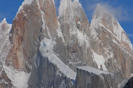 O Cerro Torre, Patagônia, Argentina. Foto de Waldemar Niclevicz.