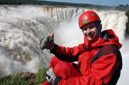 Waldemar Niclevicz, alpinista brasileiro de Foz do Iguaçu. Foto de Zig Koch.