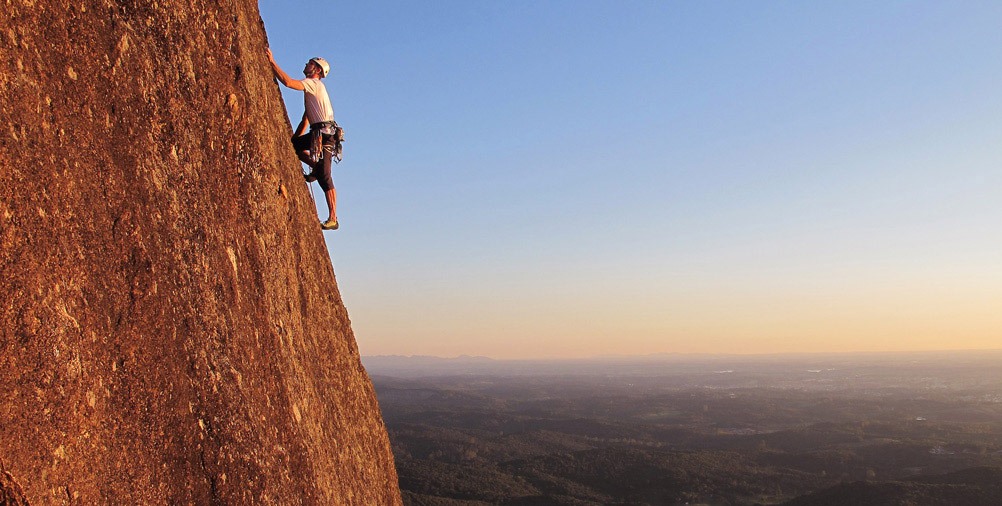 26 Waldemar escalando no Anhangava PR