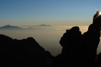 5 Amanhecer no Iztaciahuatl, México. Foto de Niclevicz