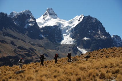 O Condoriri, uma das mais belas montanhas da Bolívia. Foto de Waldemar Niclevicz.