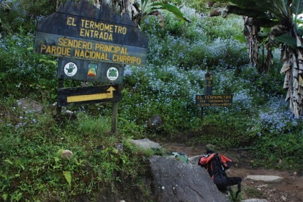 El Termometro, inicio da caminhada rumo ao Chirripo. Foto de Niclevicz.