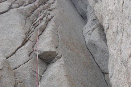 Eduardo Mazza, o Formiga, no crux da Kearney Harrington, na Saint Exupery. Foto de W. Niclevicz.