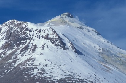 O Vulcão Guallatiri. Foto de Waldemar Niclevicz.