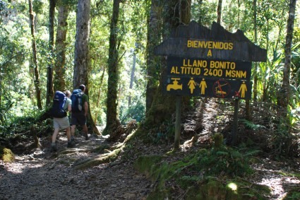 Llano Bonito, metade da caminhada rumo ao Chirripó. Foto de Niclevicz.