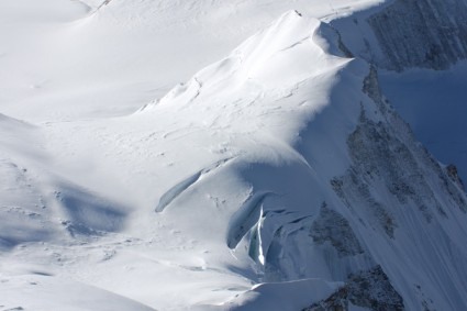 Tentativa de ataque ao cume do Baruntse, em 2007. Foto de Waldemar Niclevicz.
