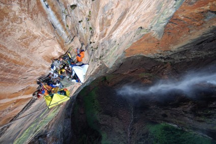 Vida nas alturas, Salto Angel, Venezuela. Foto de Waldemar Niclevicz.