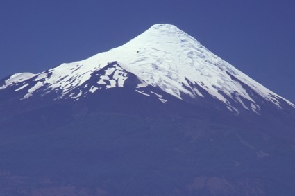 O Vulcão Osorno, Chile. Foto de Niclevicz.