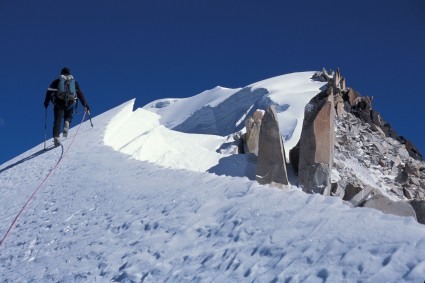 Escalando o Janko Laya. Foto de Waldemar Niclevicz.