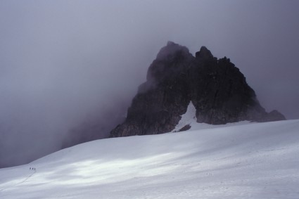 Glaciar Elena no Ruwenzori, Uganda. Foto de Waldemar Niclevicz.