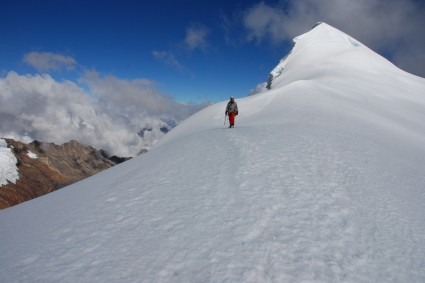 O cume do Ritacumba Blanco, Cocuy. Foto de Waldemar Niclevicz.