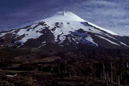 Vulcão Villarica, Chile. Foto de Waldemar Niclevicz.