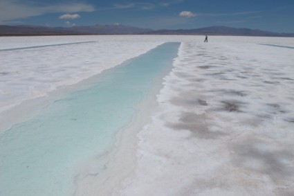 O Salar Salinas Grandes.