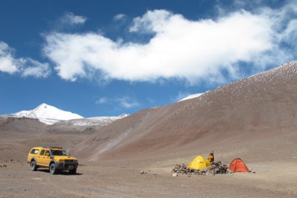 Acampamento base do Tres Cruces, 4.900m