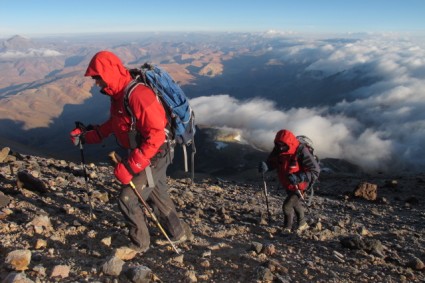Amanhecer ao 5800m no las tortolas