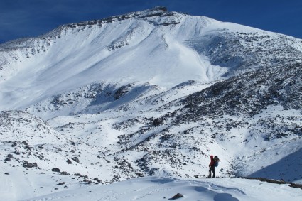 O Ojos del Salado (6.893m), a segunda maior montanhas das Américas. Foto de Waldemar Niclevicz.