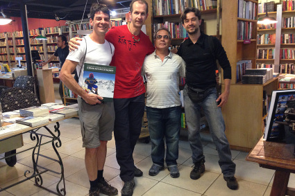 Niclevicz com amigos do Centro Excursionista Mineiro, Belo Horizonte.