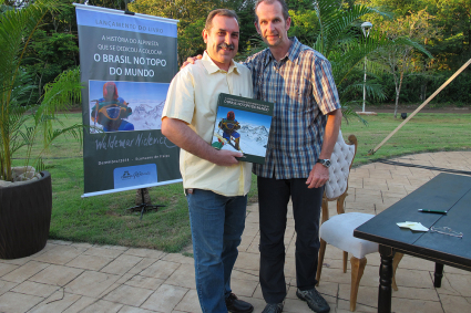 Jorge Luiz Pegoraro, Chefe do Parque Nacional do Iguaçu, com Waldemar Niclevicz.