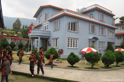 Escola brasileira das Meninas do Nepal em Kathmandu, antes do terremoto.