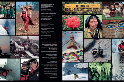 Mosaico do capítulo 21, retratando expedição ao Nepal.