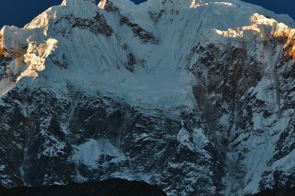 Face sul do Salcantay (6.271m), vista desde Soraypampa. Foto de Waldemar Niclevicz.