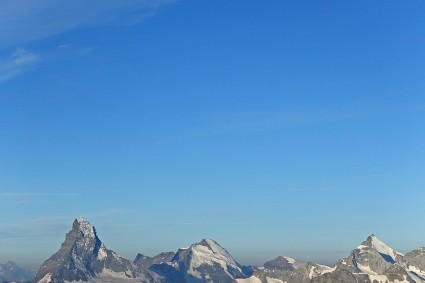 O Matterhonr visto da Nadelgrat. Foto de Waldemar Niclevicz.