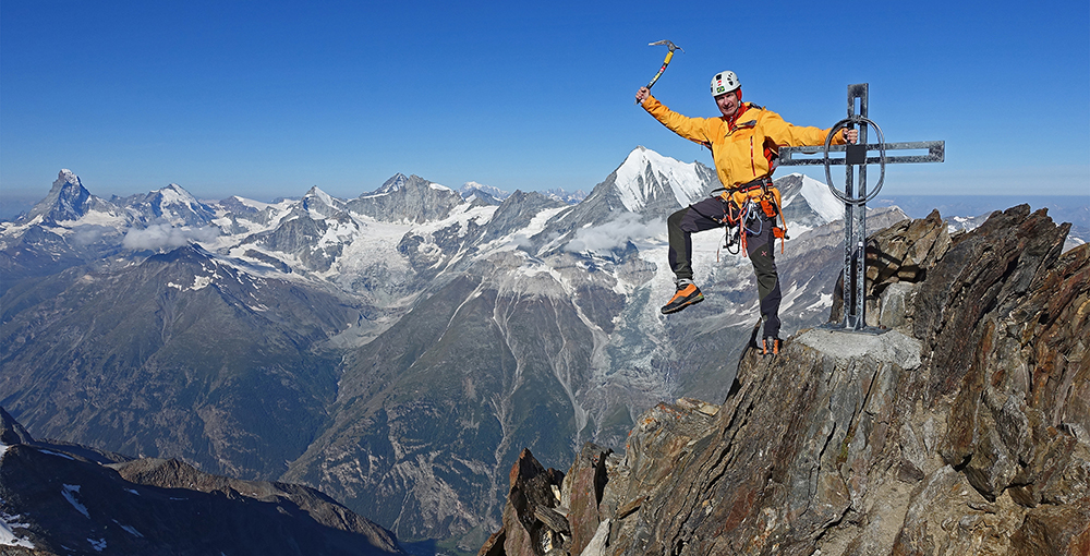 Em 2018 foram escalados 37 picos com mais de 4 mil metros, para 2019 o desafio é escalar mais 45, completando todos os 82 Quatro Mil dos Alpes.
