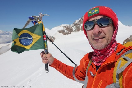 Minha felicidade sem fim, travessia em solitário pelo maciço do Monte Rosa (4.634m), Itália / Suíça.