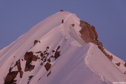 Cume da Aiguille Verte (4.122m).  Foto de Waldemar Niclevicz.