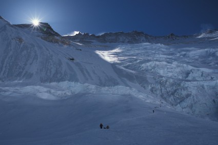 Flanco do Lhotse. Foto de Waldemar Niclevicz.